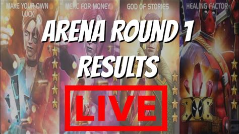 arena cutoff mcoc|mcoc arena results.